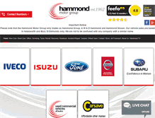 Tablet Screenshot of hammondgroup.co.uk