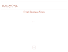 Tablet Screenshot of hammondgroup.org